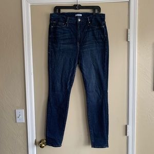 Good American Good Legs Denim Blue Jeans Sz.16 Skinny
